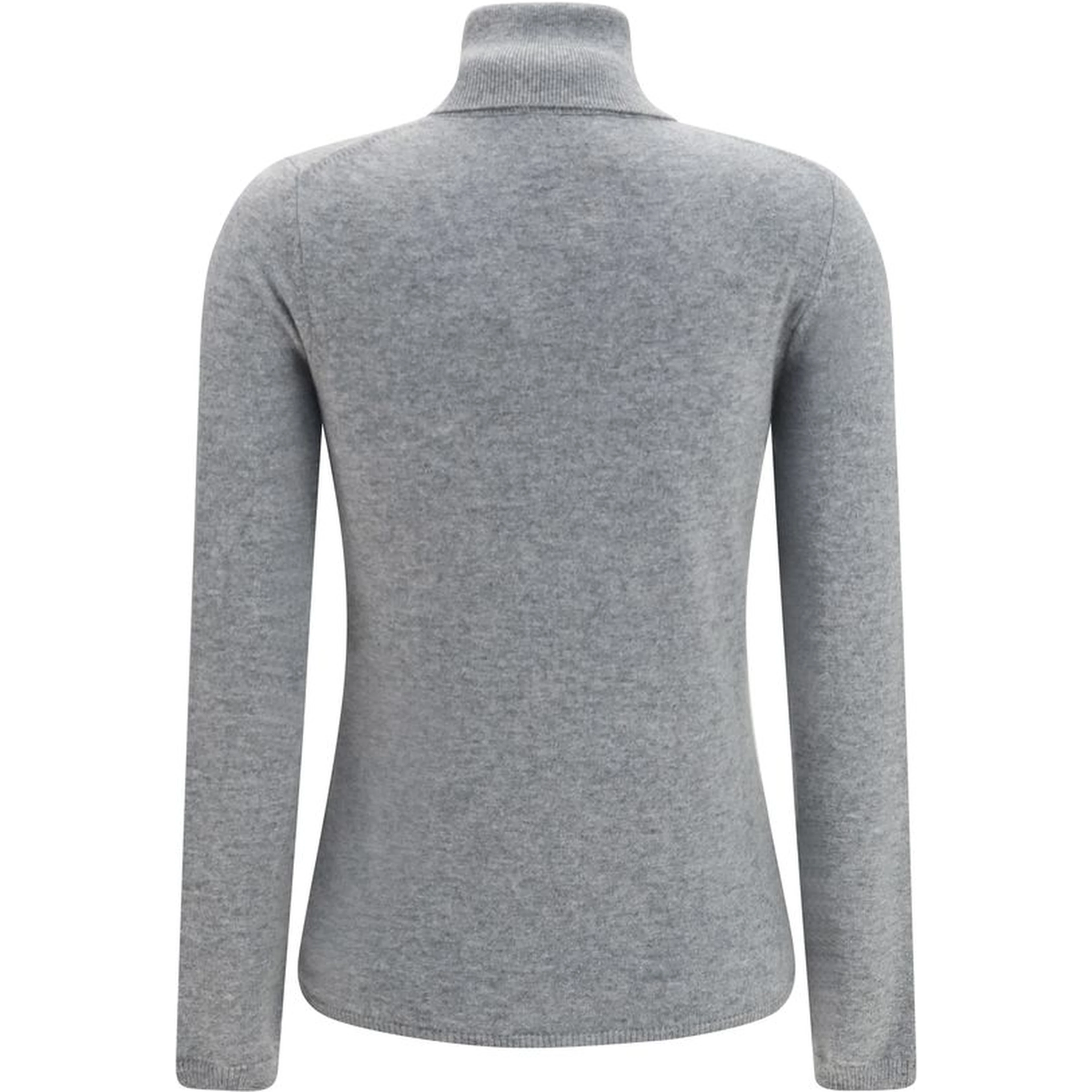 Gray Cashmere Turtleneck