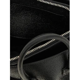 Black Bovine Leather Handbag
