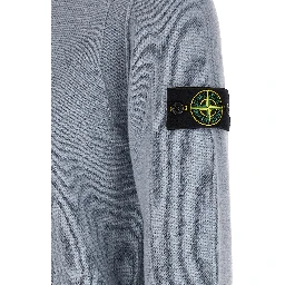 Blue Virgin Wool Cardigan