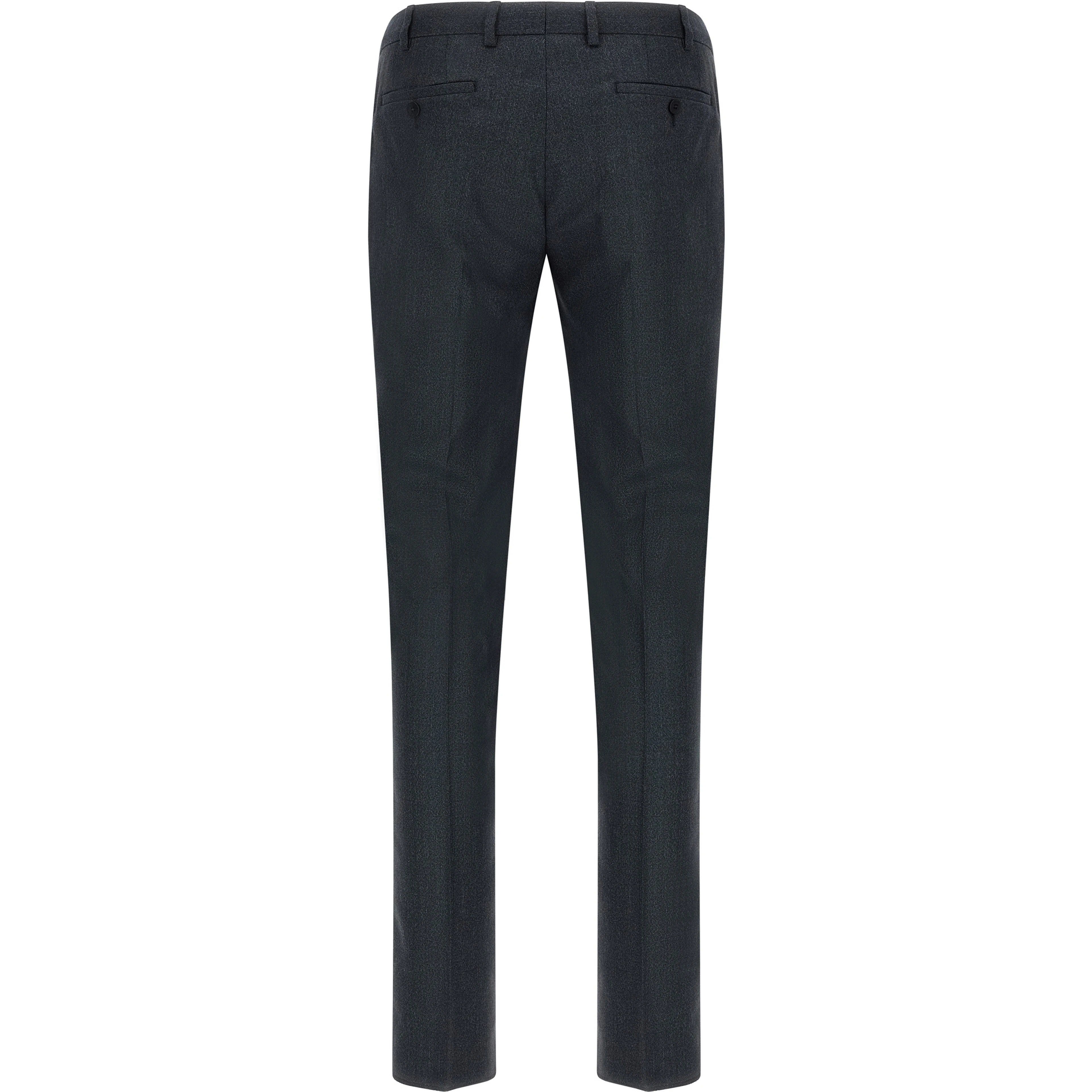 Gray Polyester Two-Piece Suit