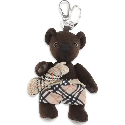 Brown Wool Oves Aries Keychain