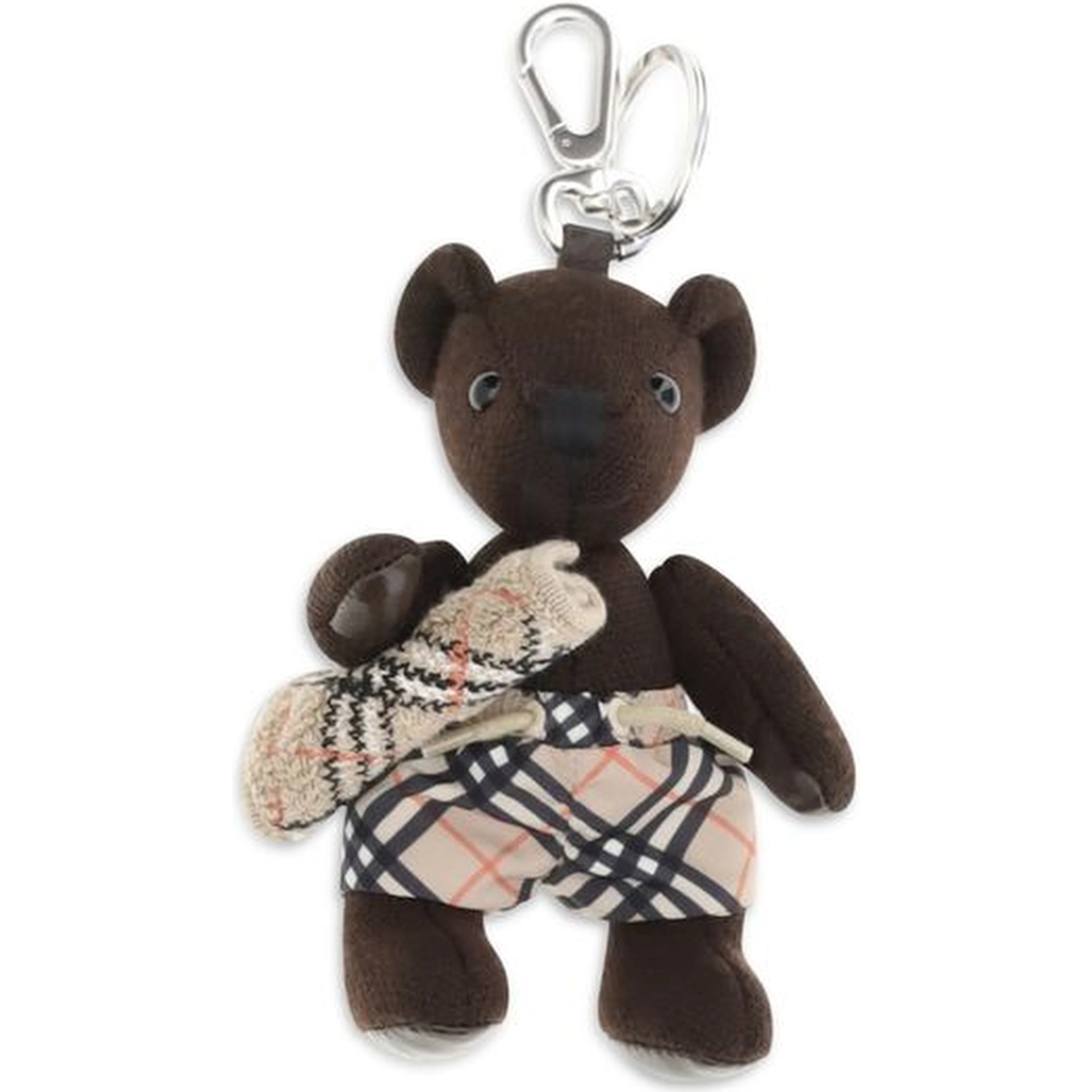 Brown Wool Oves Aries Keychain