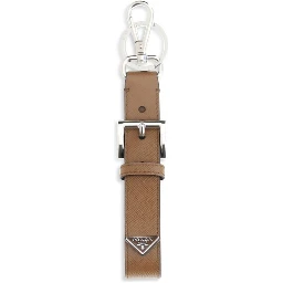Brown Calf Leather Bos Taurus Keychain