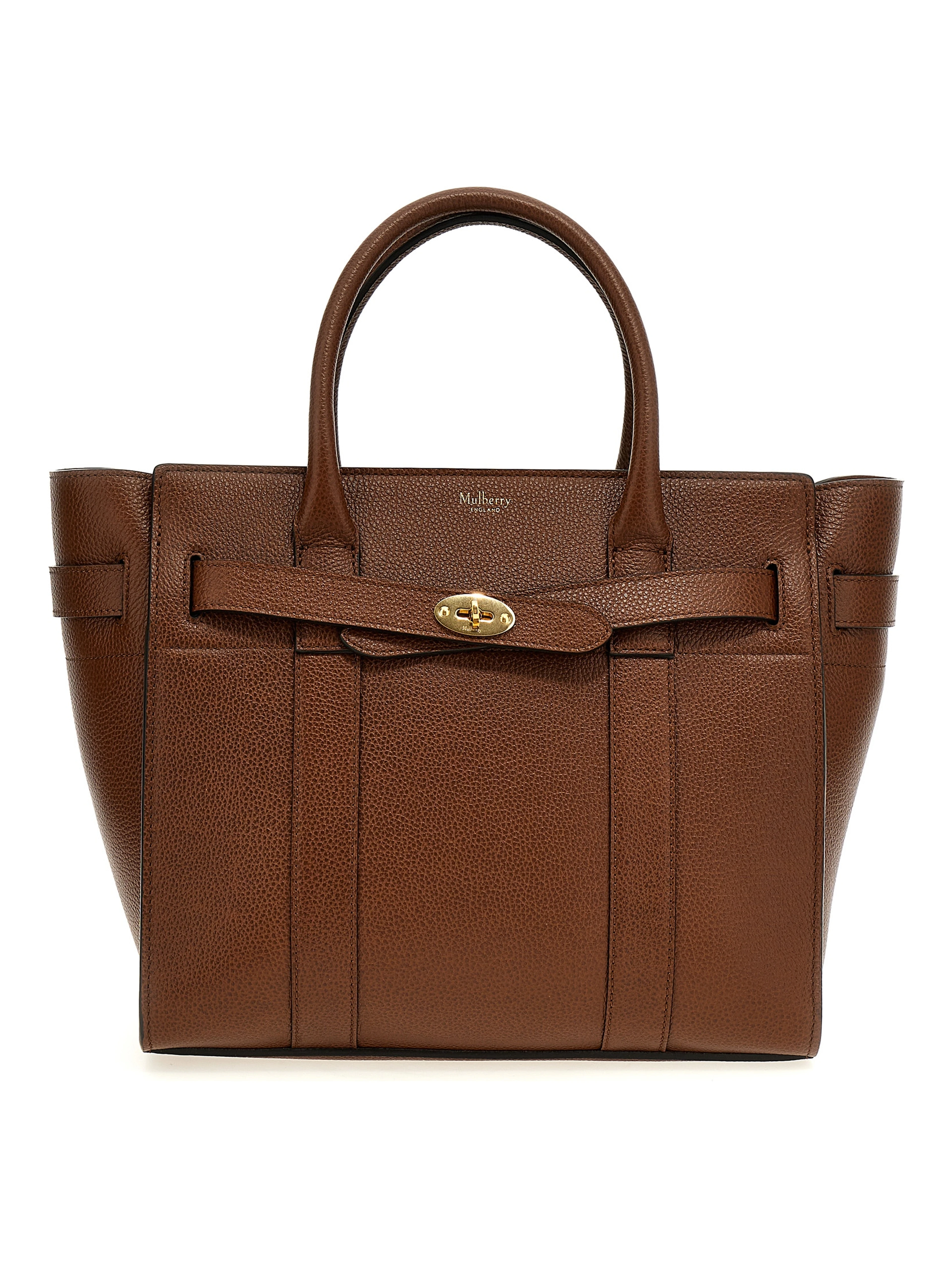 Brown Bovine Leather Tote Bag