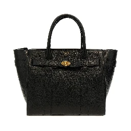 Black Calfskin Tote Bag