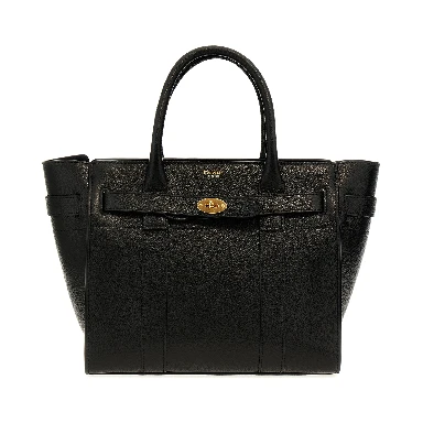 Black Calfskin Tote Bag