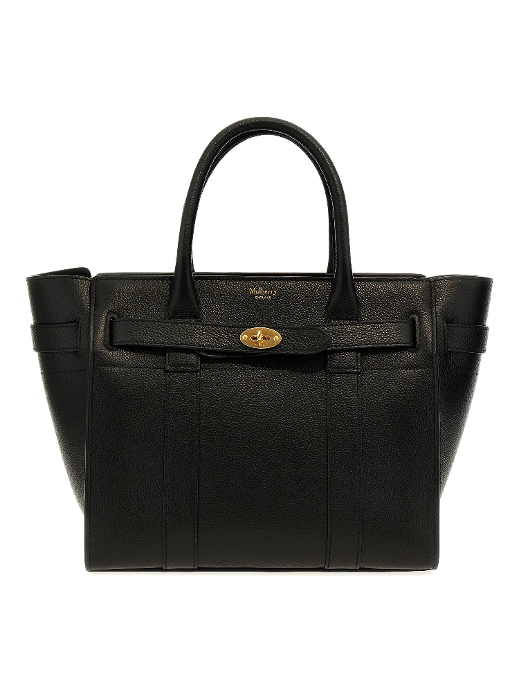 Black Calfskin Tote Bag