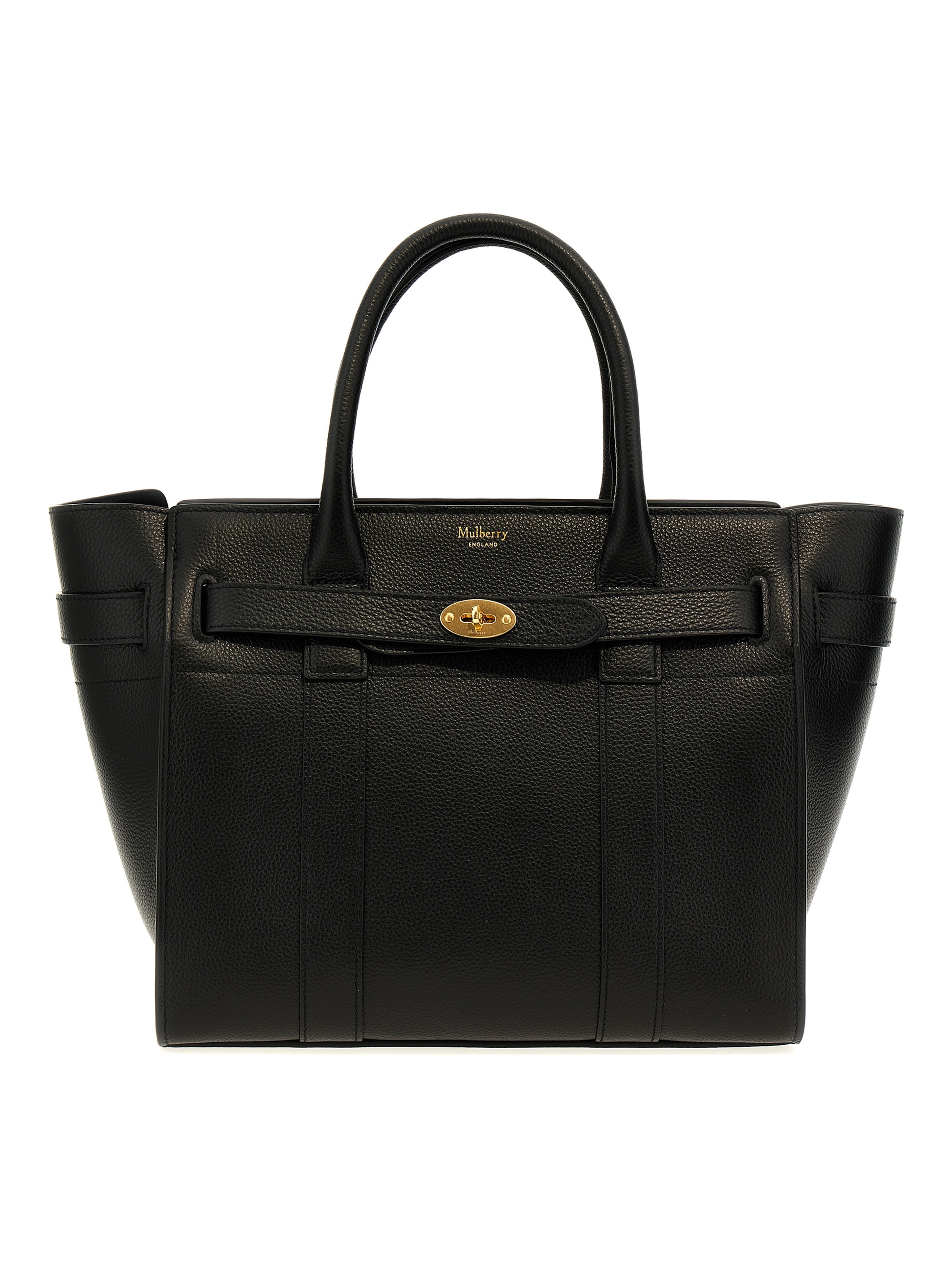 Black Calfskin Tote Bag