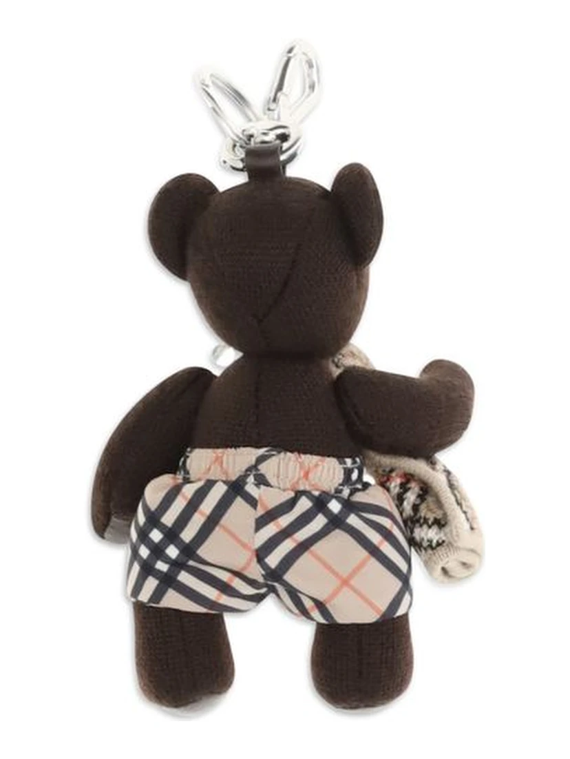 Brown Wool Oves Aries Keychain