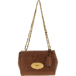 Brown Bovine Leather Shoulder Bag