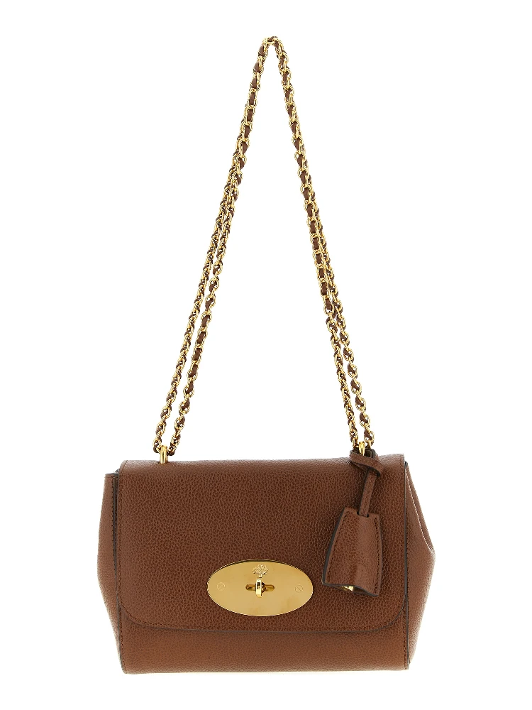 Brown Bovine Leather Shoulder Bag