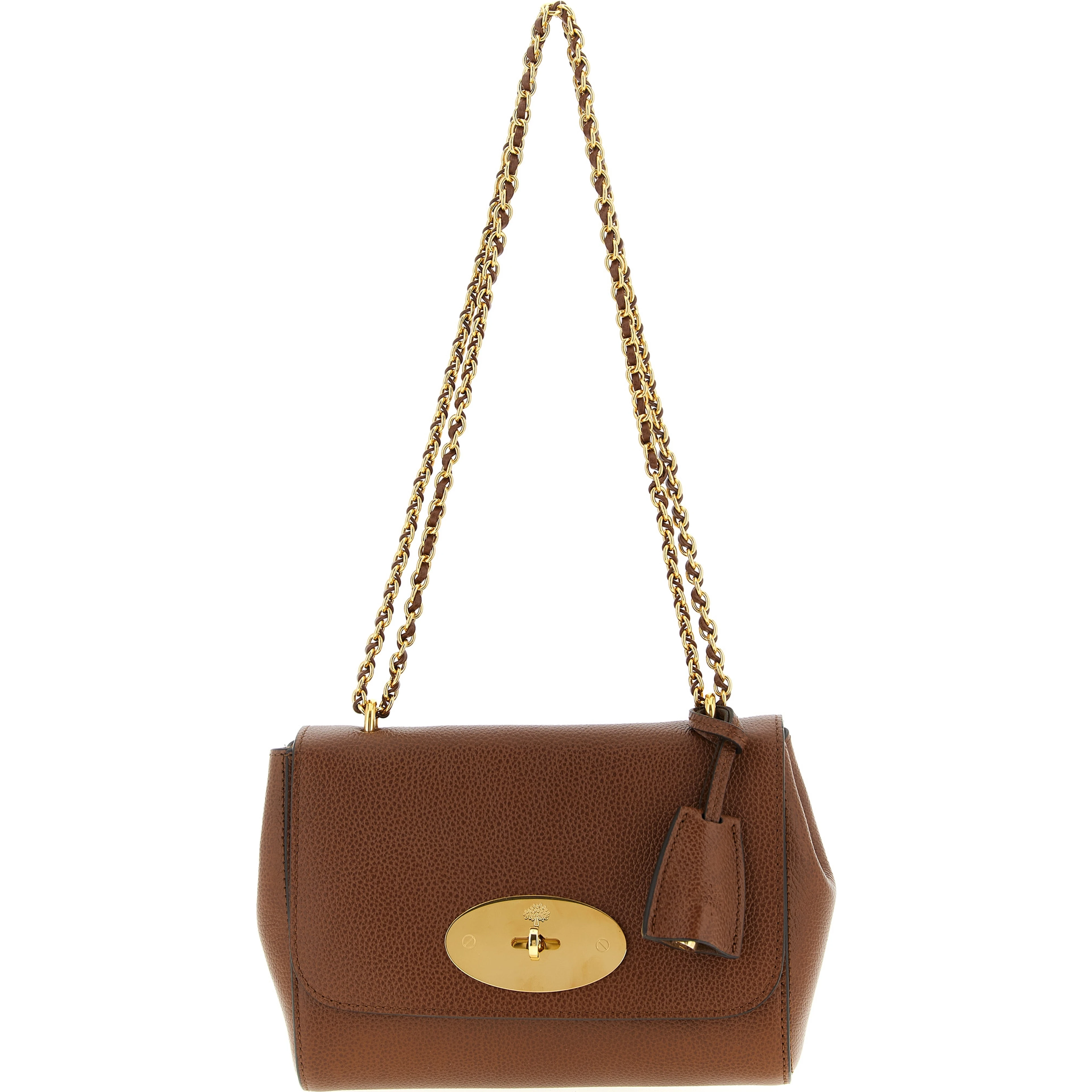 Brown Bovine Leather Shoulder Bag