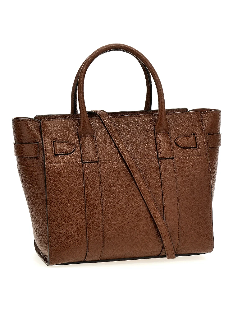Brown Bovine Leather Tote Bag alternative