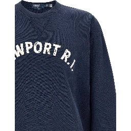 Blue Cotton Sweatshirt