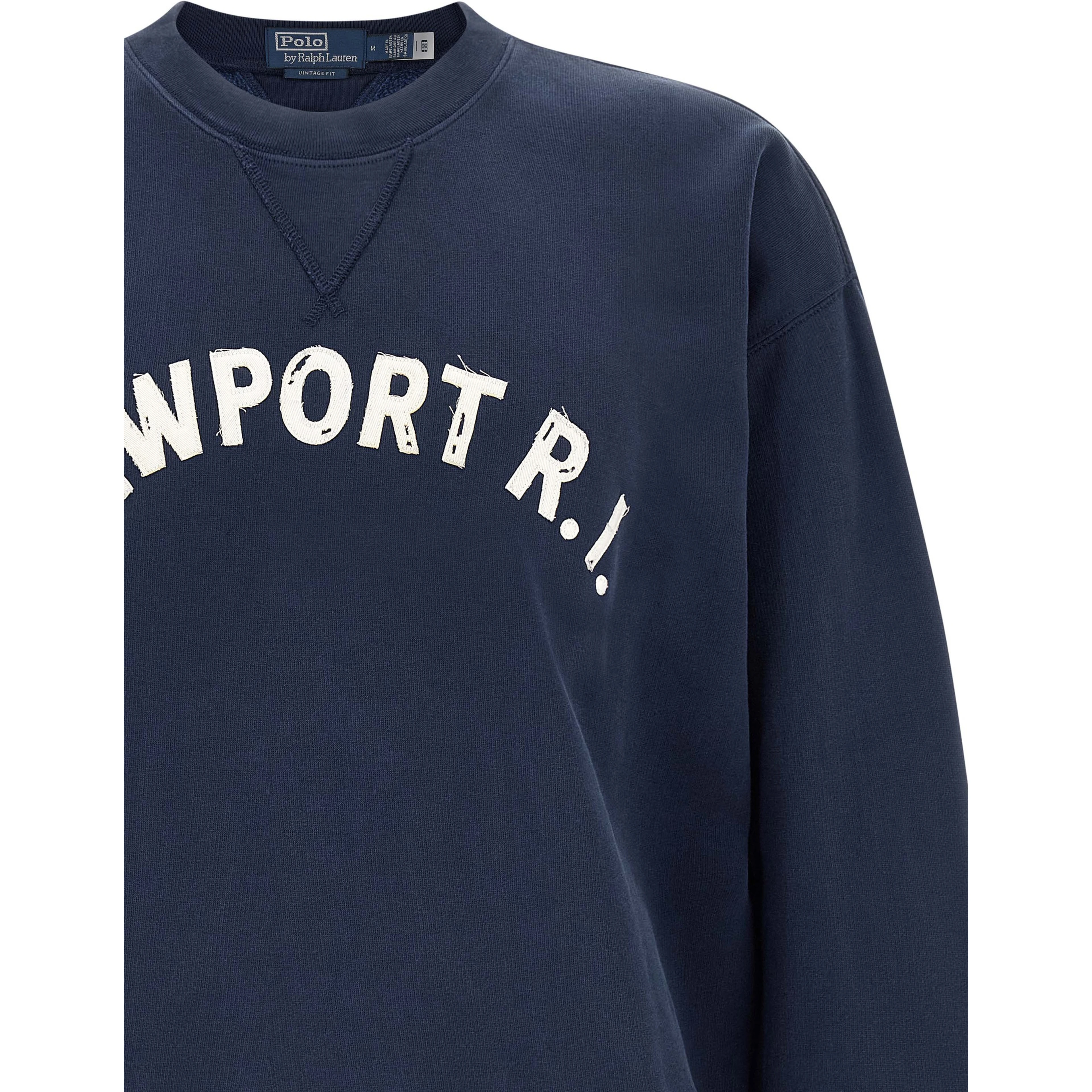 Blue Cotton Sweatshirt