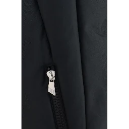 Black Cotton Full-Length Jacket