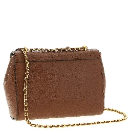 Brown Bovine Leather Shoulder Bag