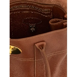 Brown Calfskin Shoulder Bag