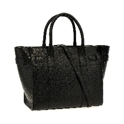 Black Calfskin Tote Bag