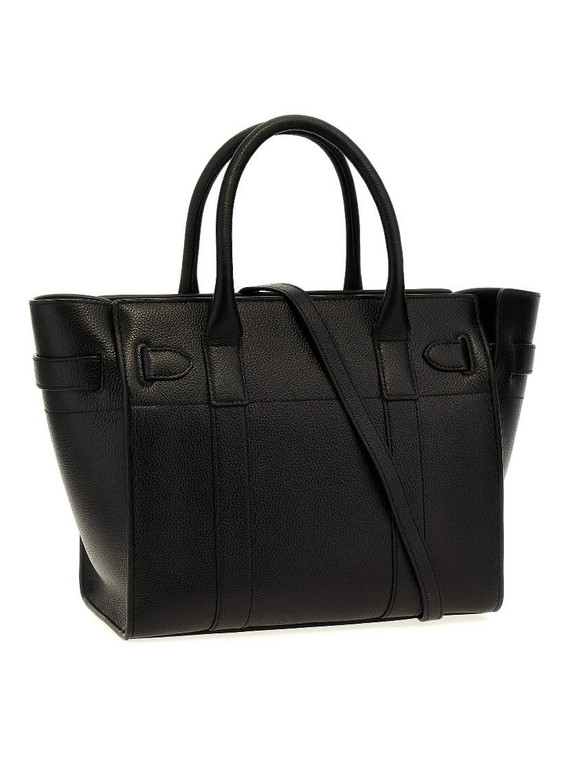 Black Calfskin Tote Bag