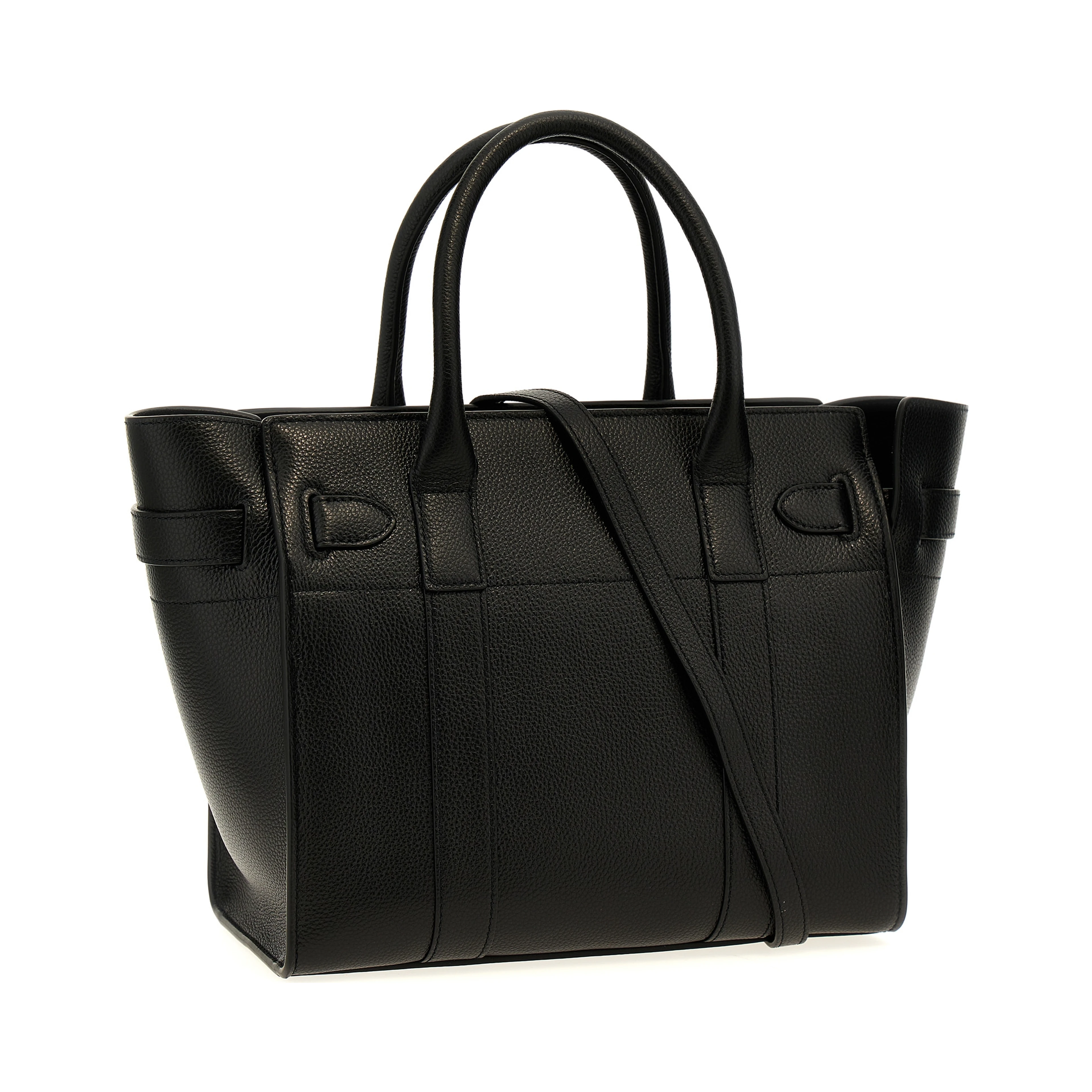Black Calfskin Tote Bag