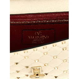 White Lamb Leather Shoulder Bag