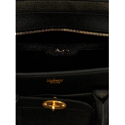 Black Calfskin Tote Bag