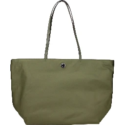 Green Fabric Shoulder Bag