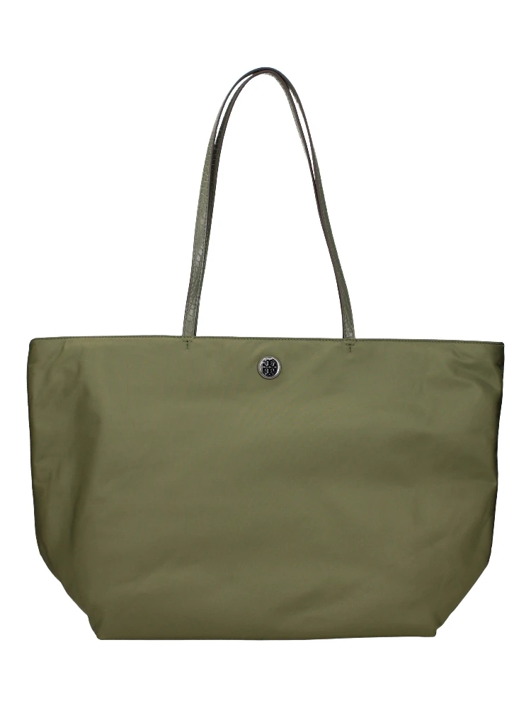 Green Fabric Shoulder Bag