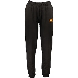 Black Cotton Men's Trousers