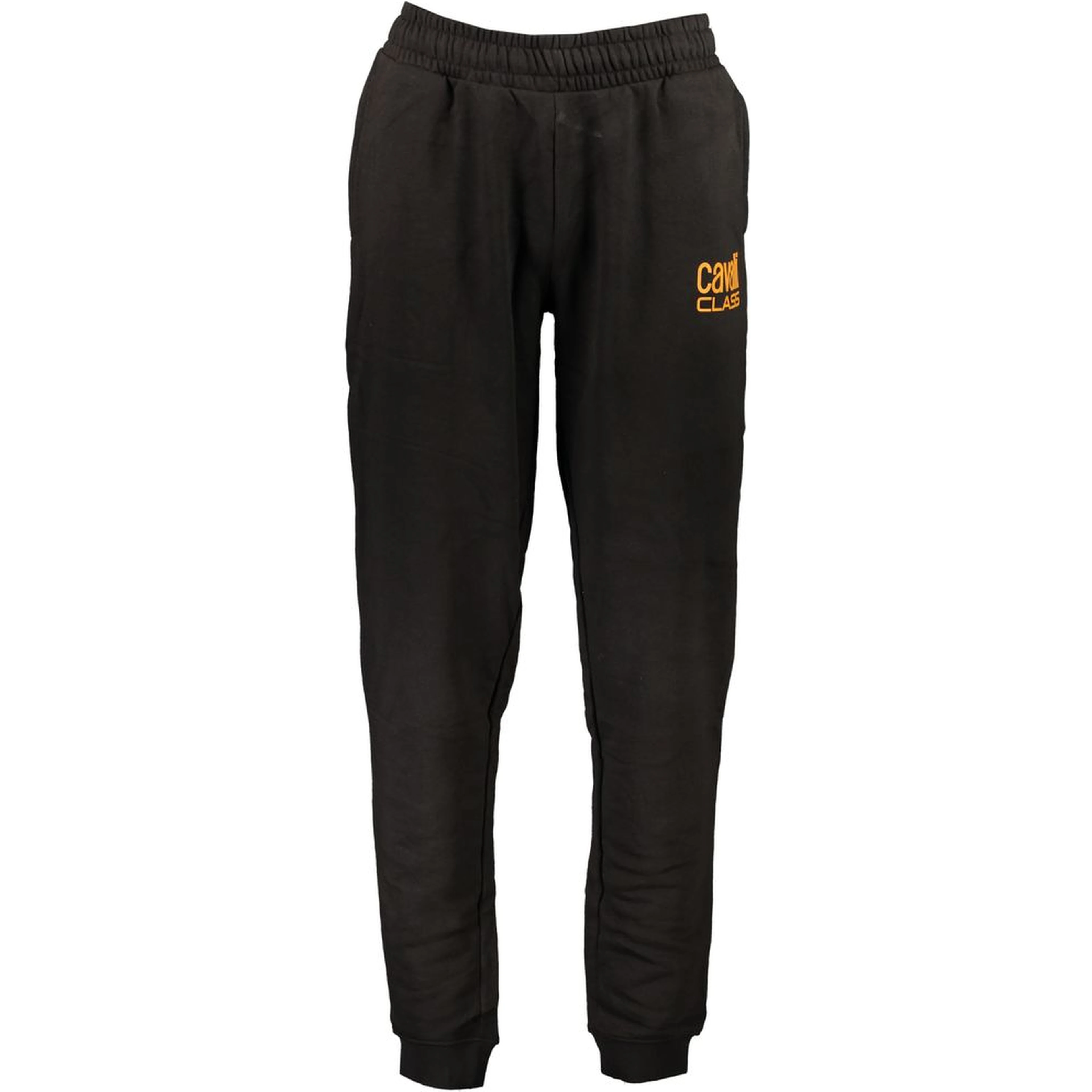 Black Cotton Men's Trousers