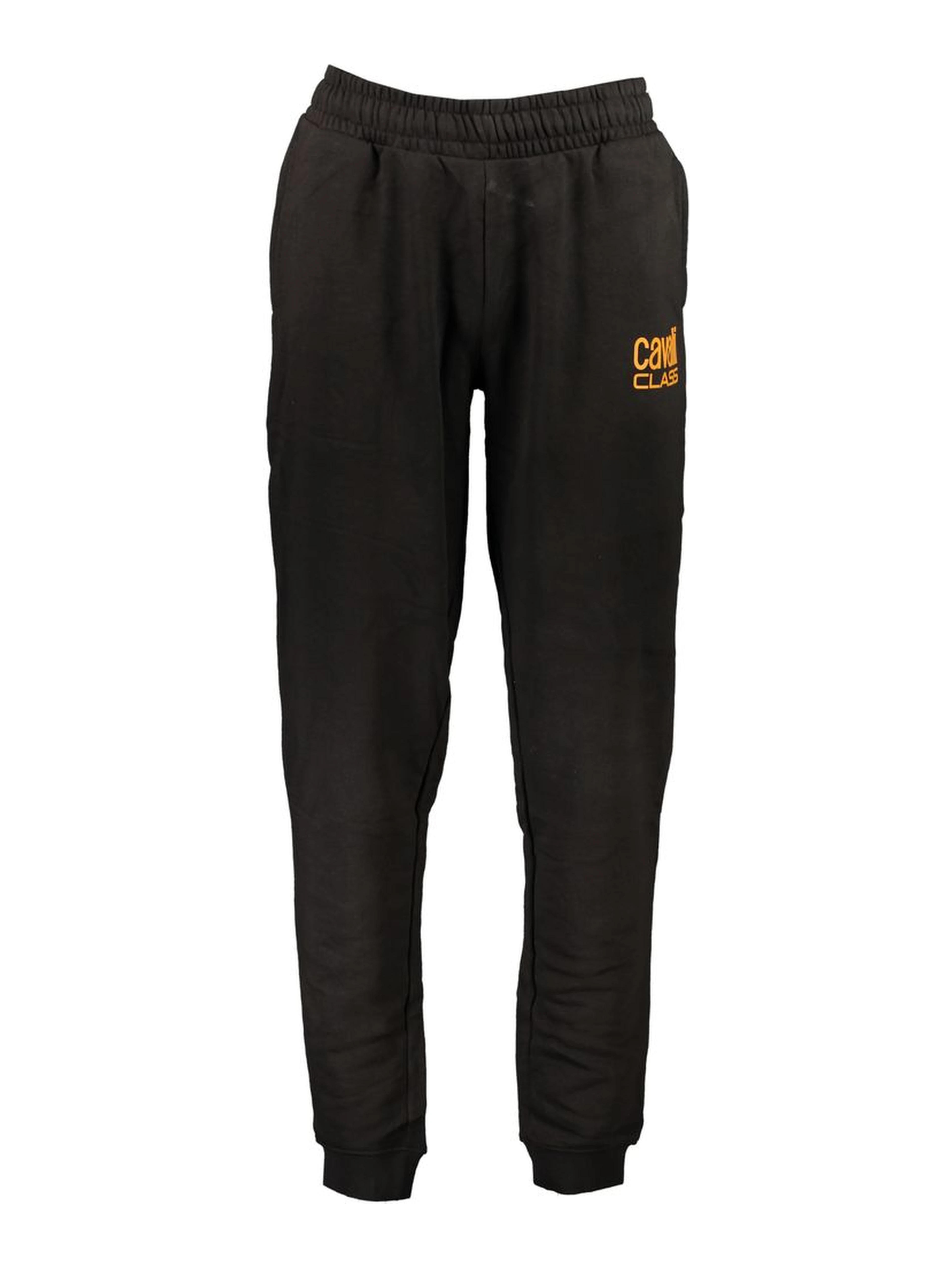 Black Cotton Men's Trousers