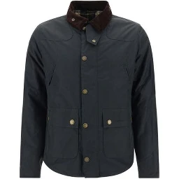 Black Cotton Full-Length Jacket