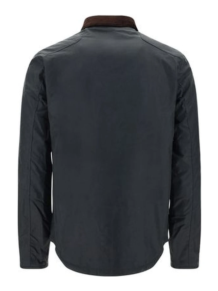 Black Cotton Full-Length Jacket