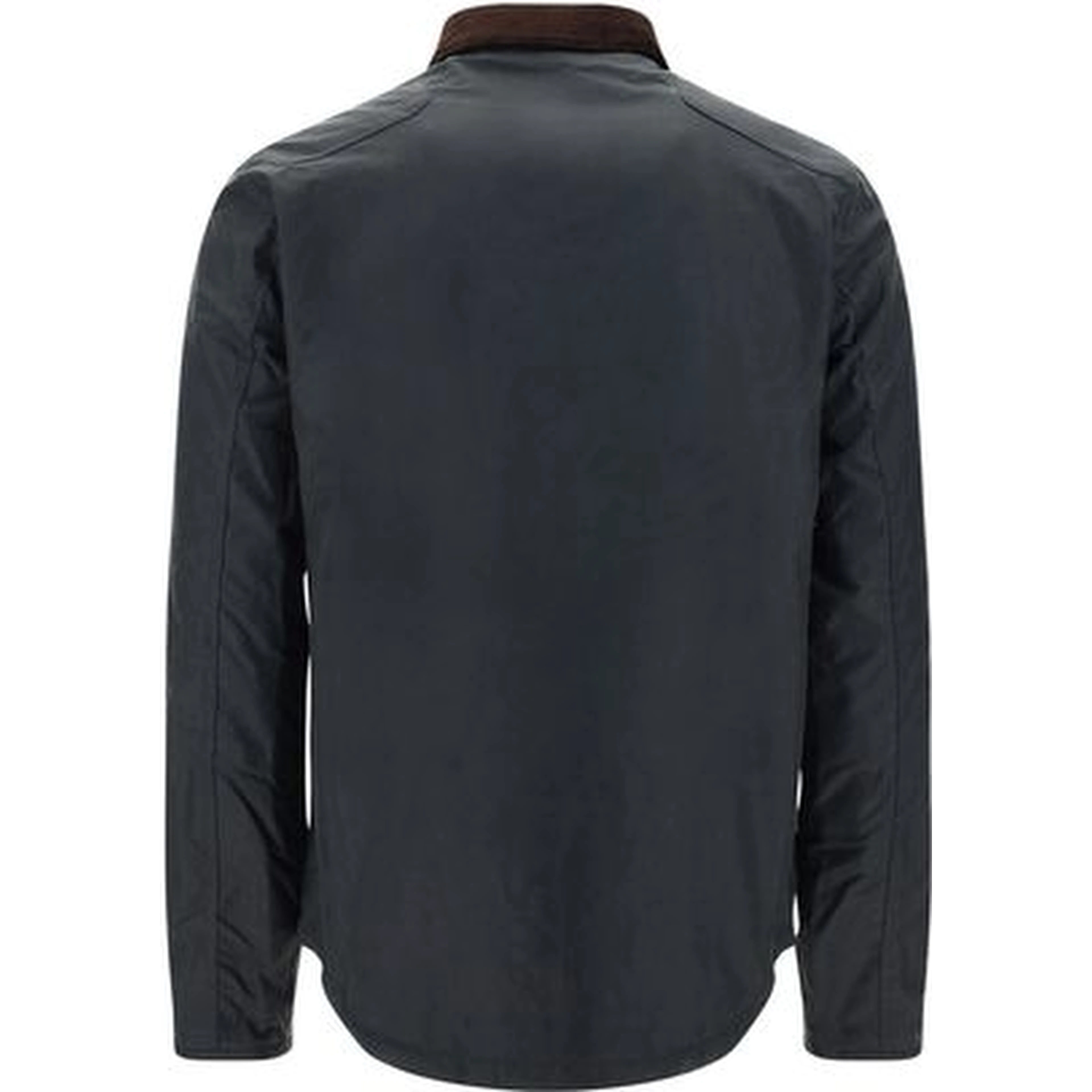 Black Cotton Full-Length Jacket