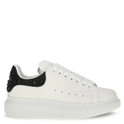 White Calf Leather Bos Taurus Chunky Sneakers