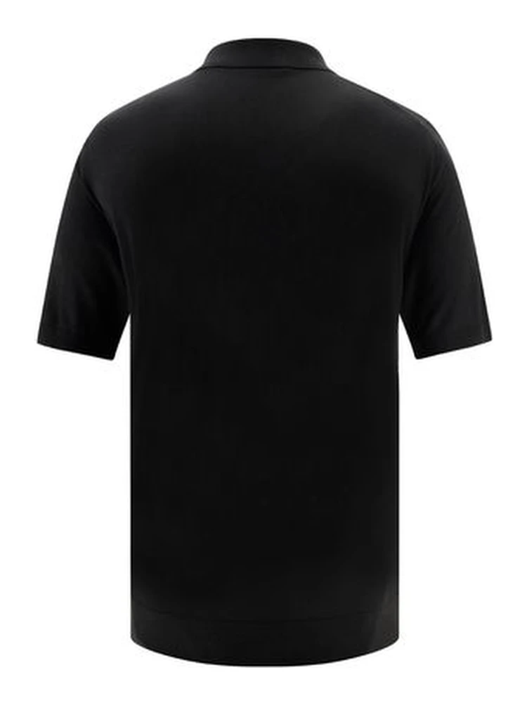 Black Wool Oves Aries Polo Shirt alternative