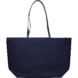 Blue Fabric Shoulder Bag