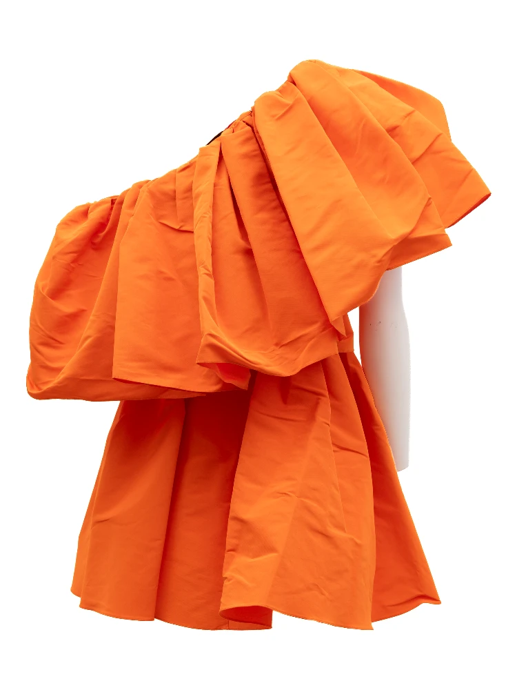 Orange Women Cocktail Dress