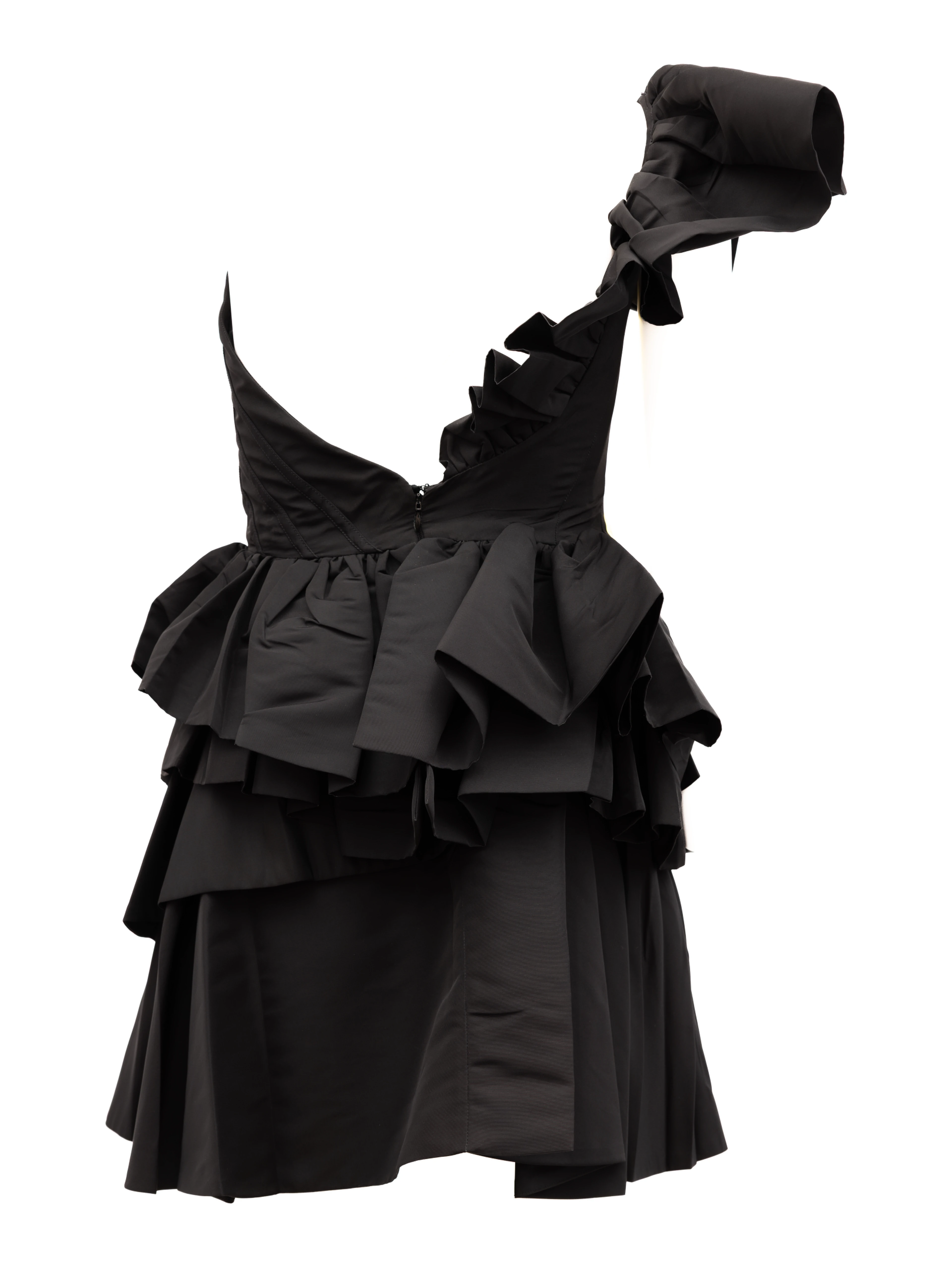 Black Dress with yellow details