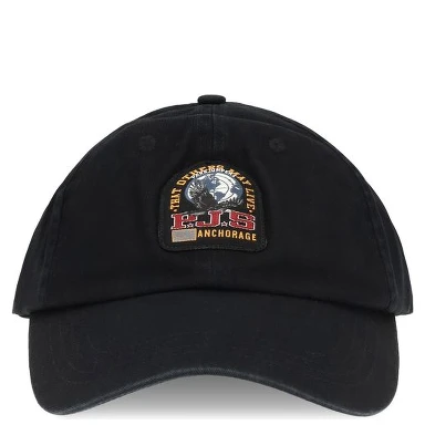 Black Cotton Cap (Baseball Hat)