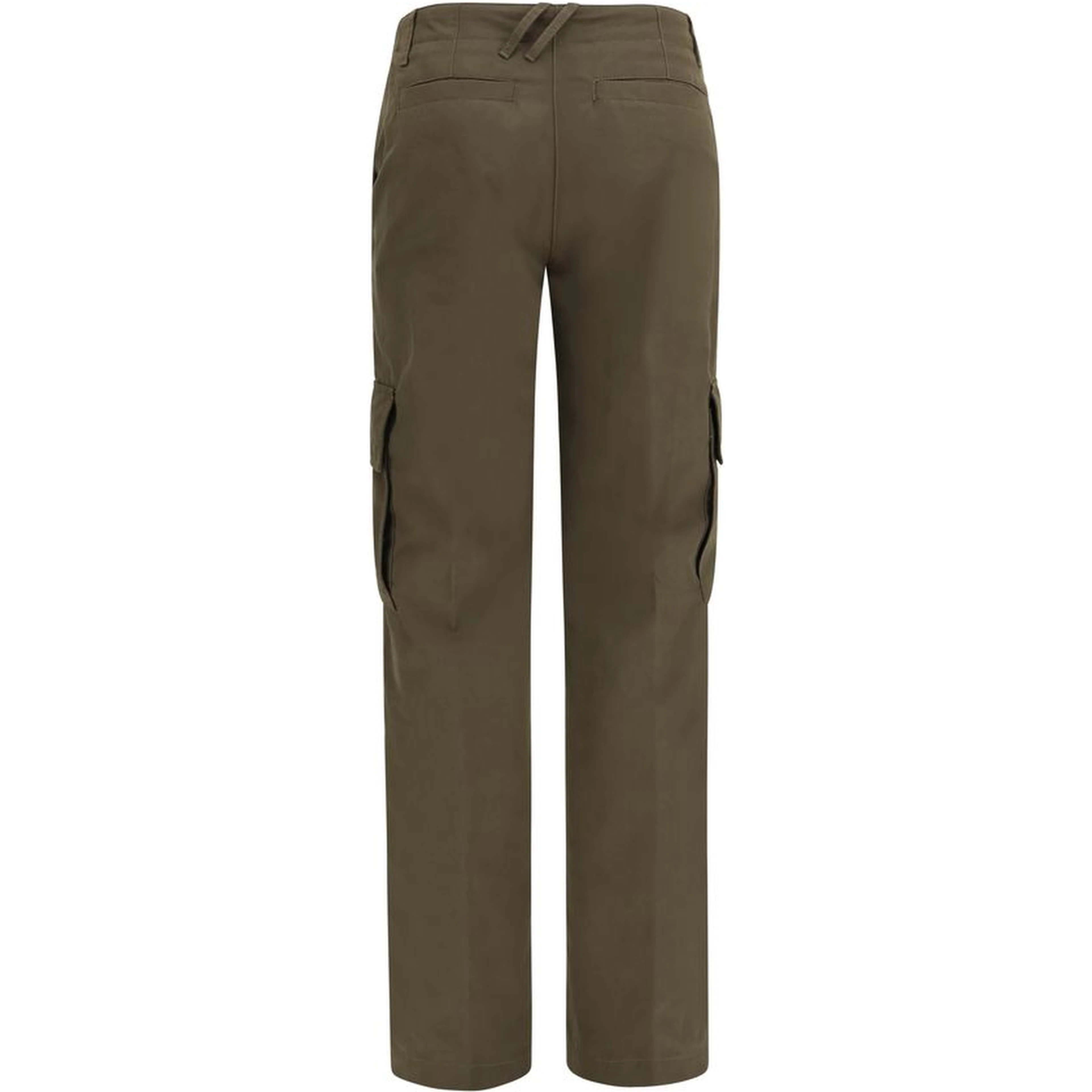 Bicolor Cotton Cargo Pants