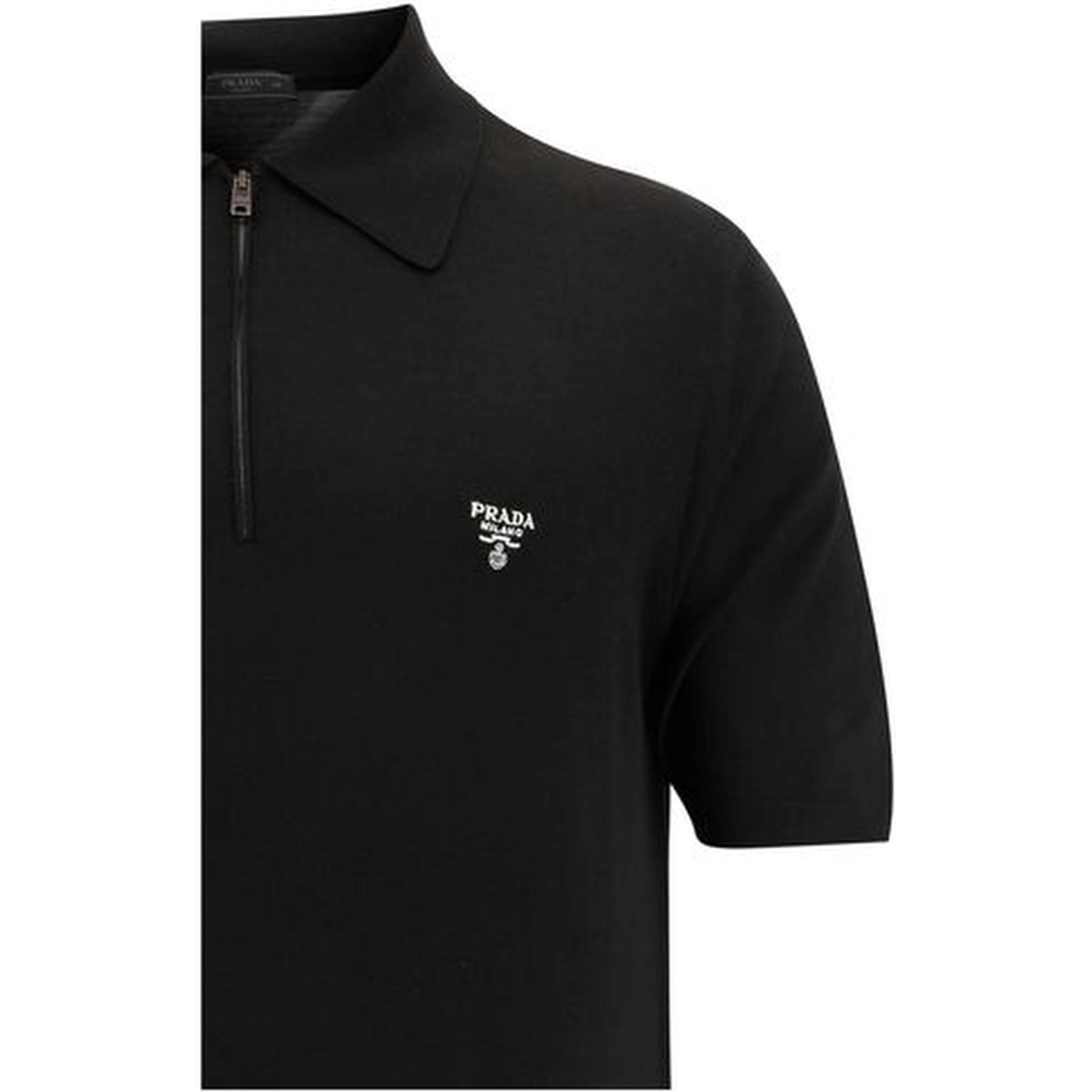 Black Wool Oves Aries Polo Shirt