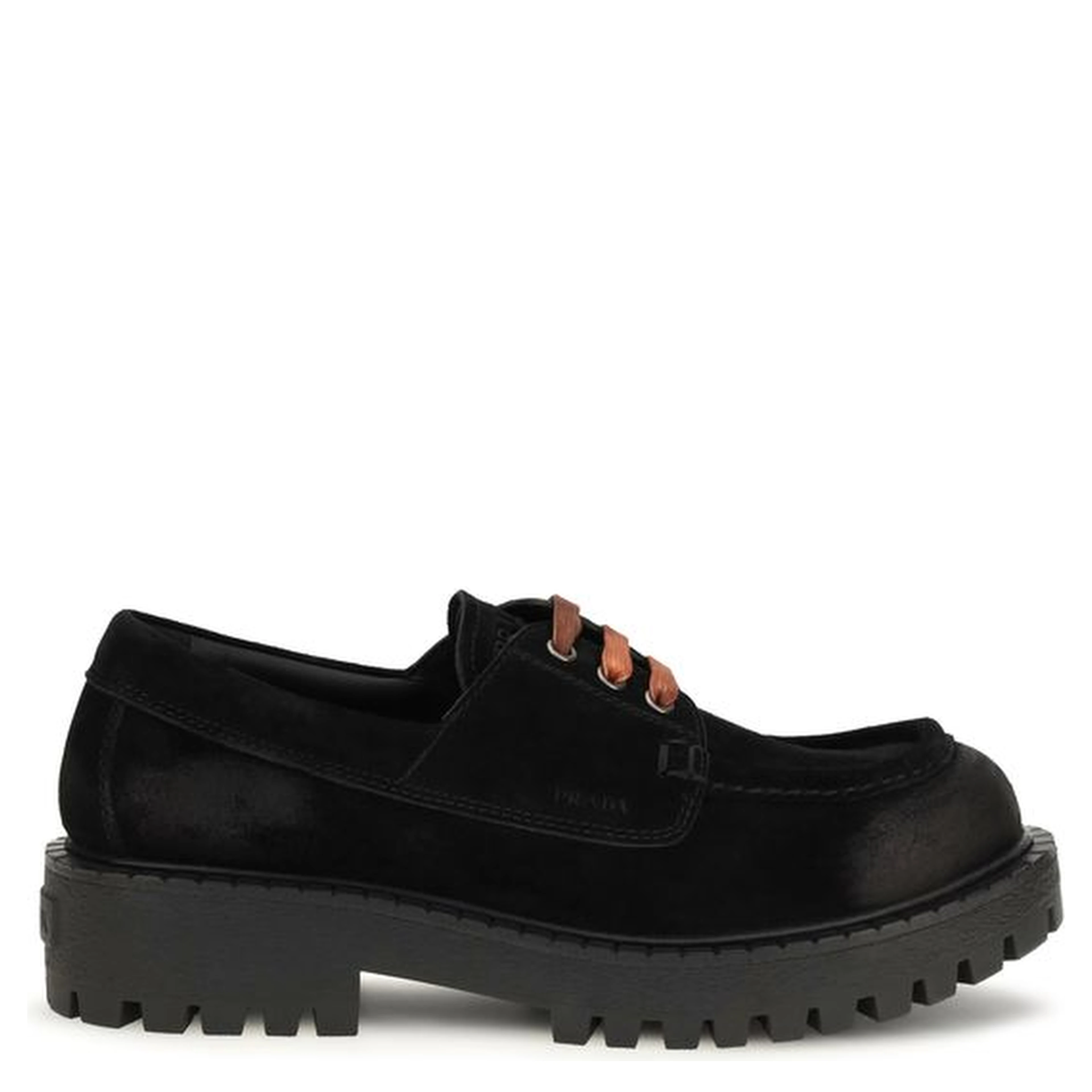 Black Suede Leather Slip-On Loafers