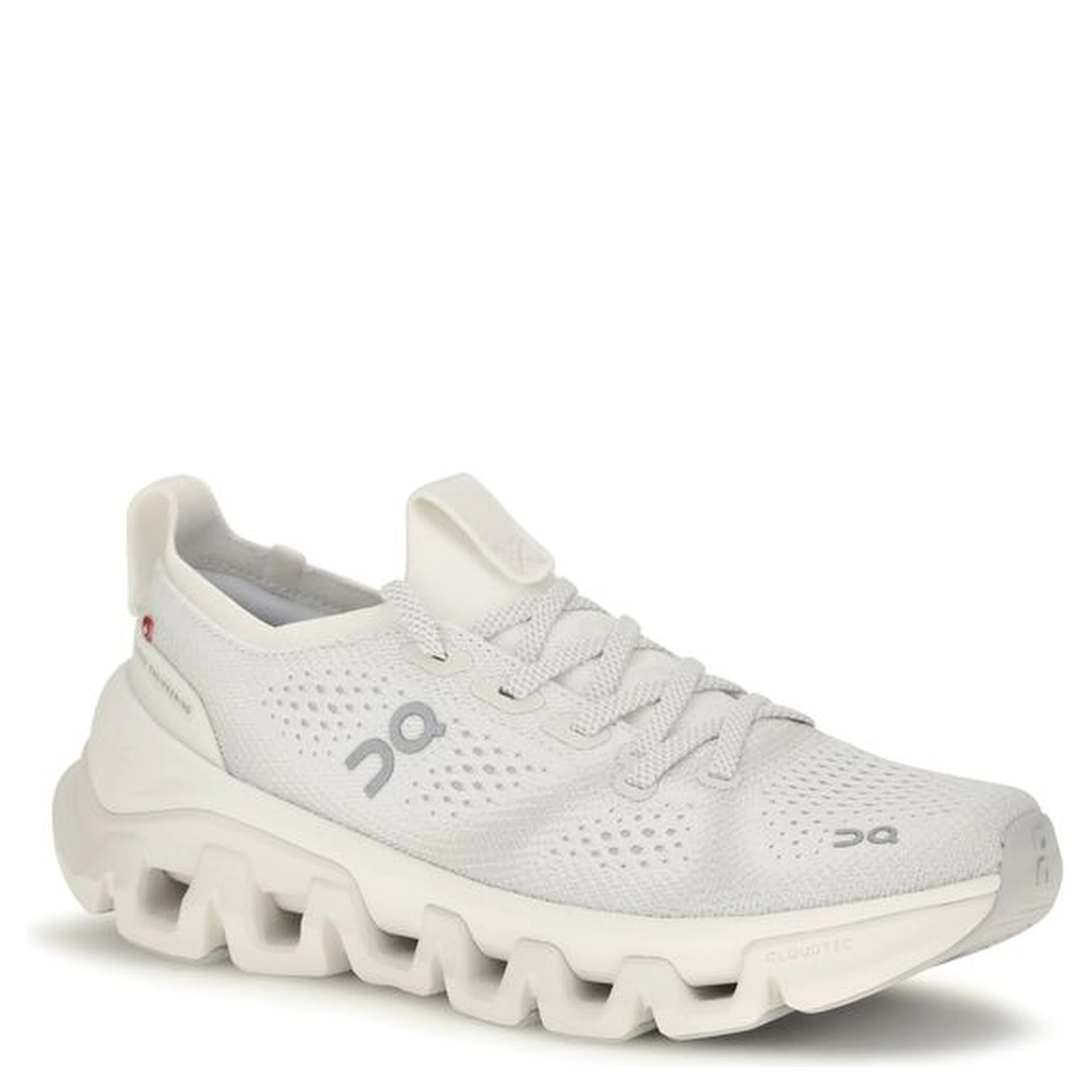 White Fabric Athletic Sneakers