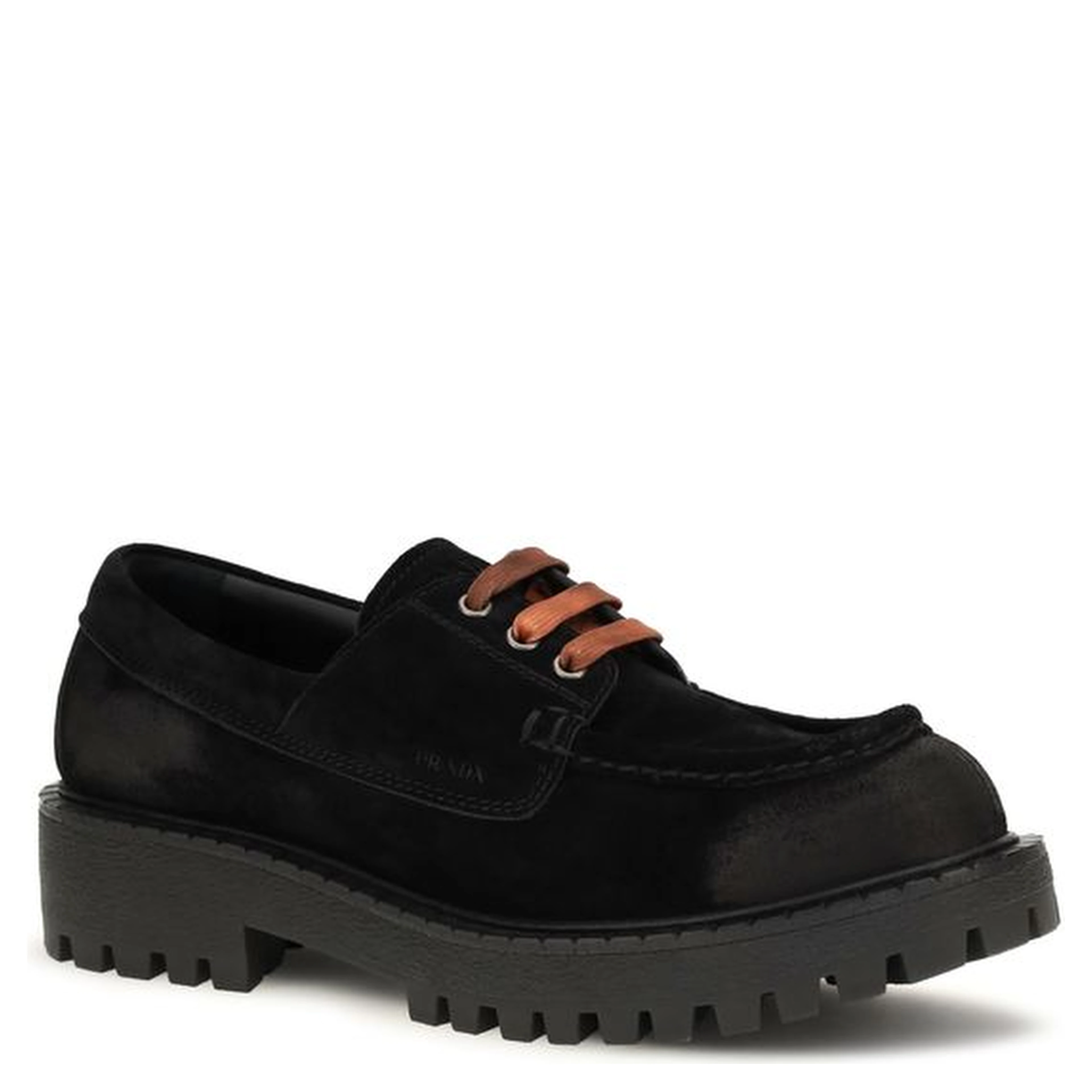 Black Suede Leather Slip-On Loafers