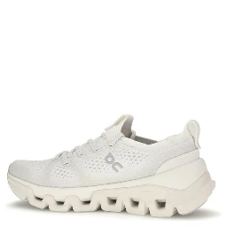 White Fabric Athletic Sneakers