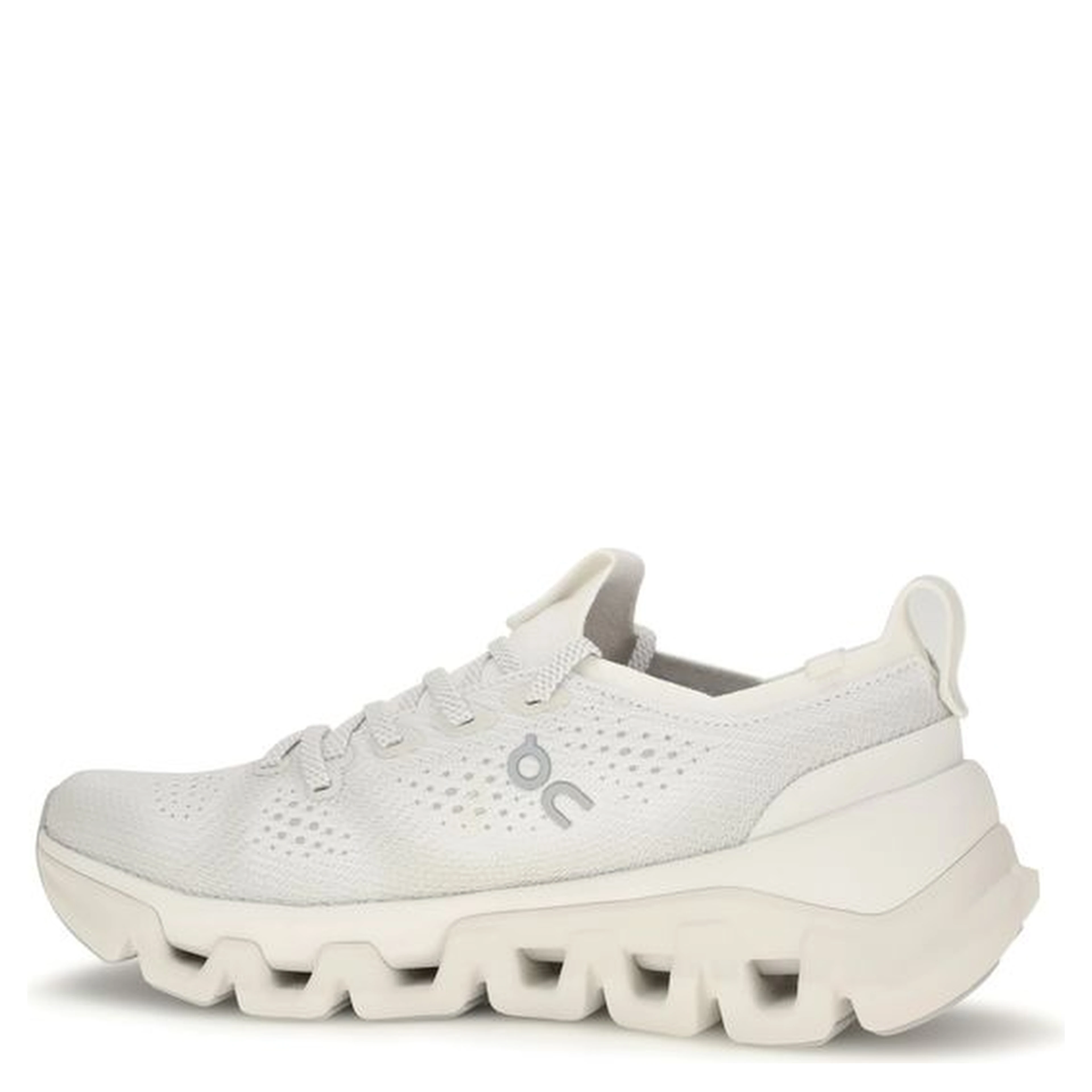 White Fabric Athletic Sneakers
