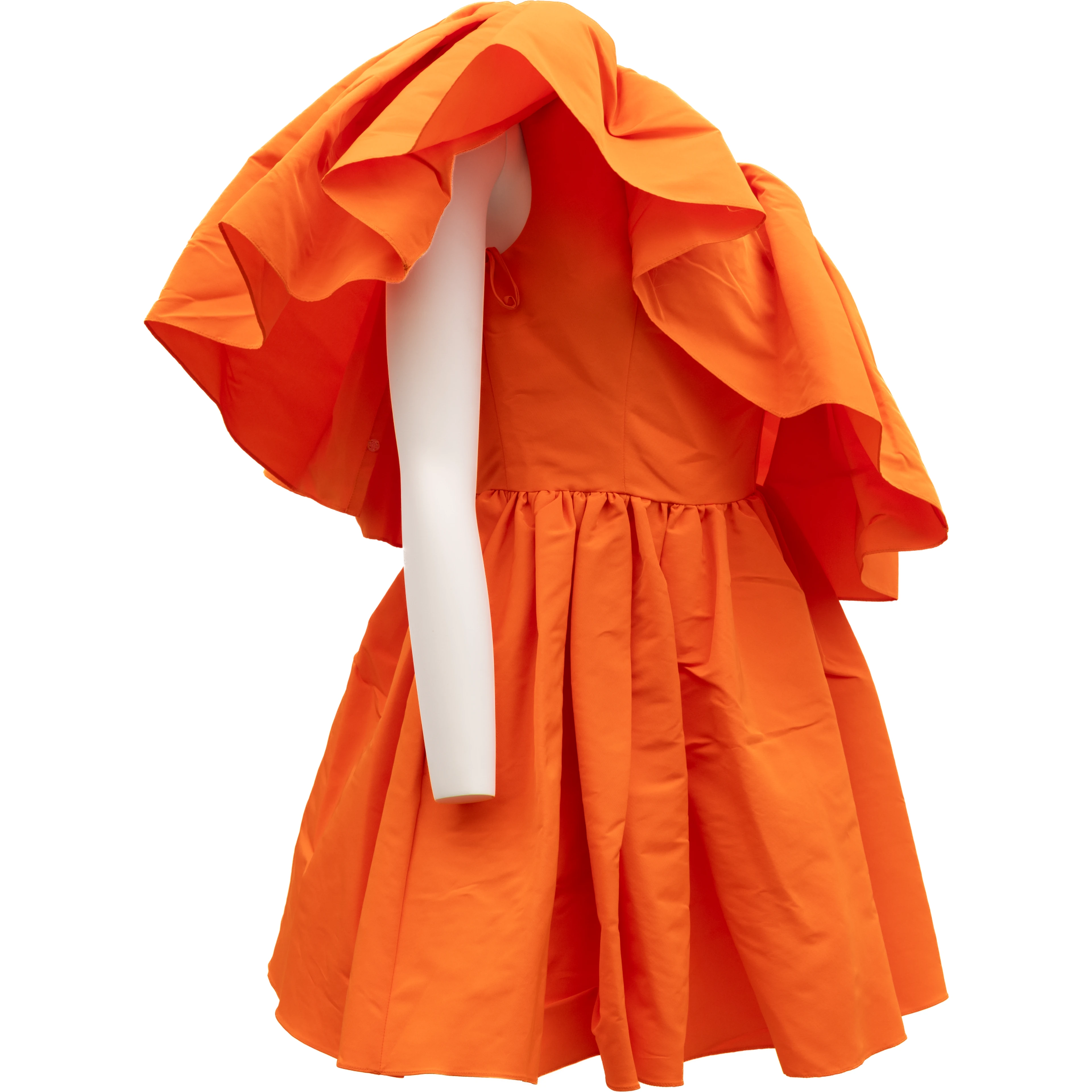 Orange Women Cocktail Dress