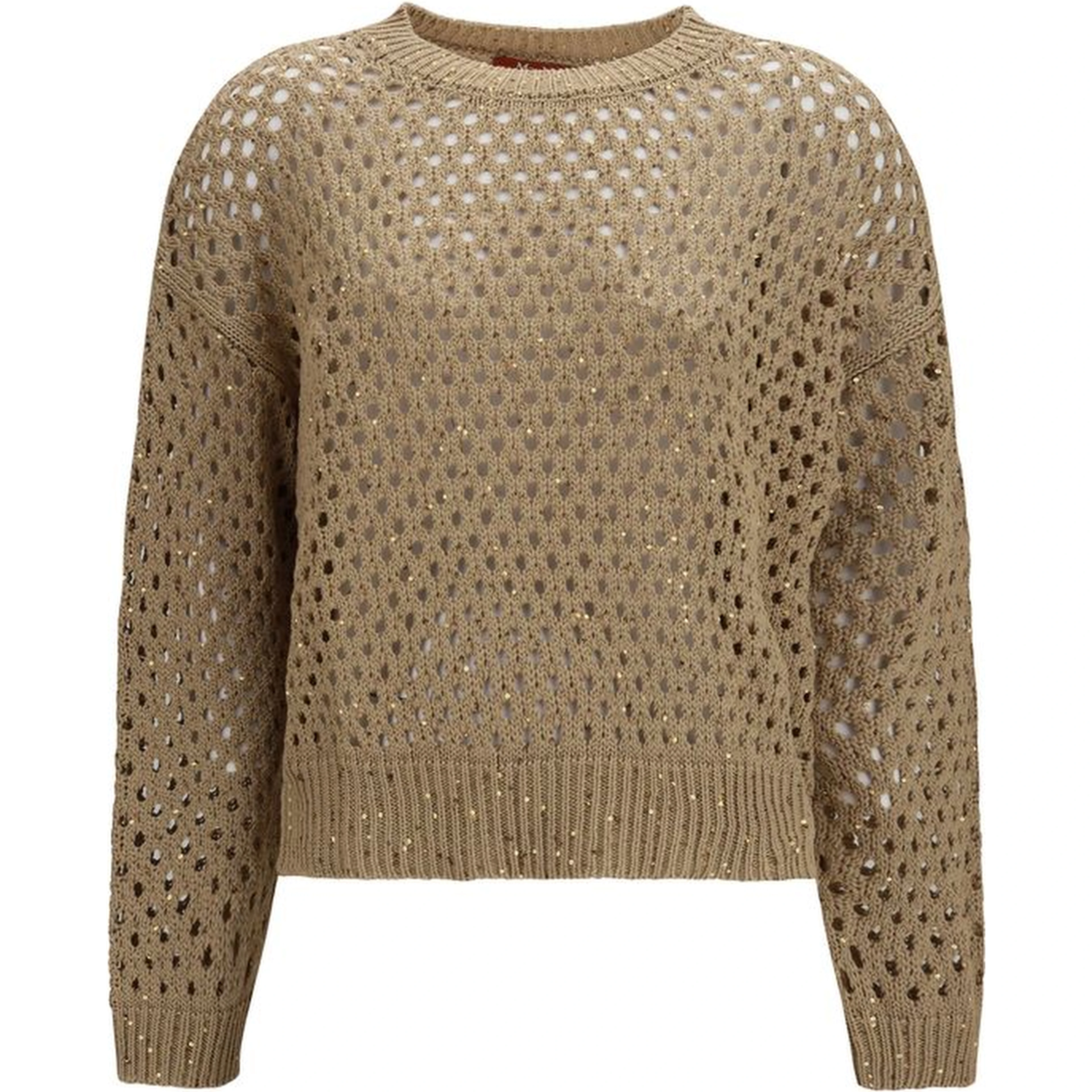 Beige Cotton Sweatshirt